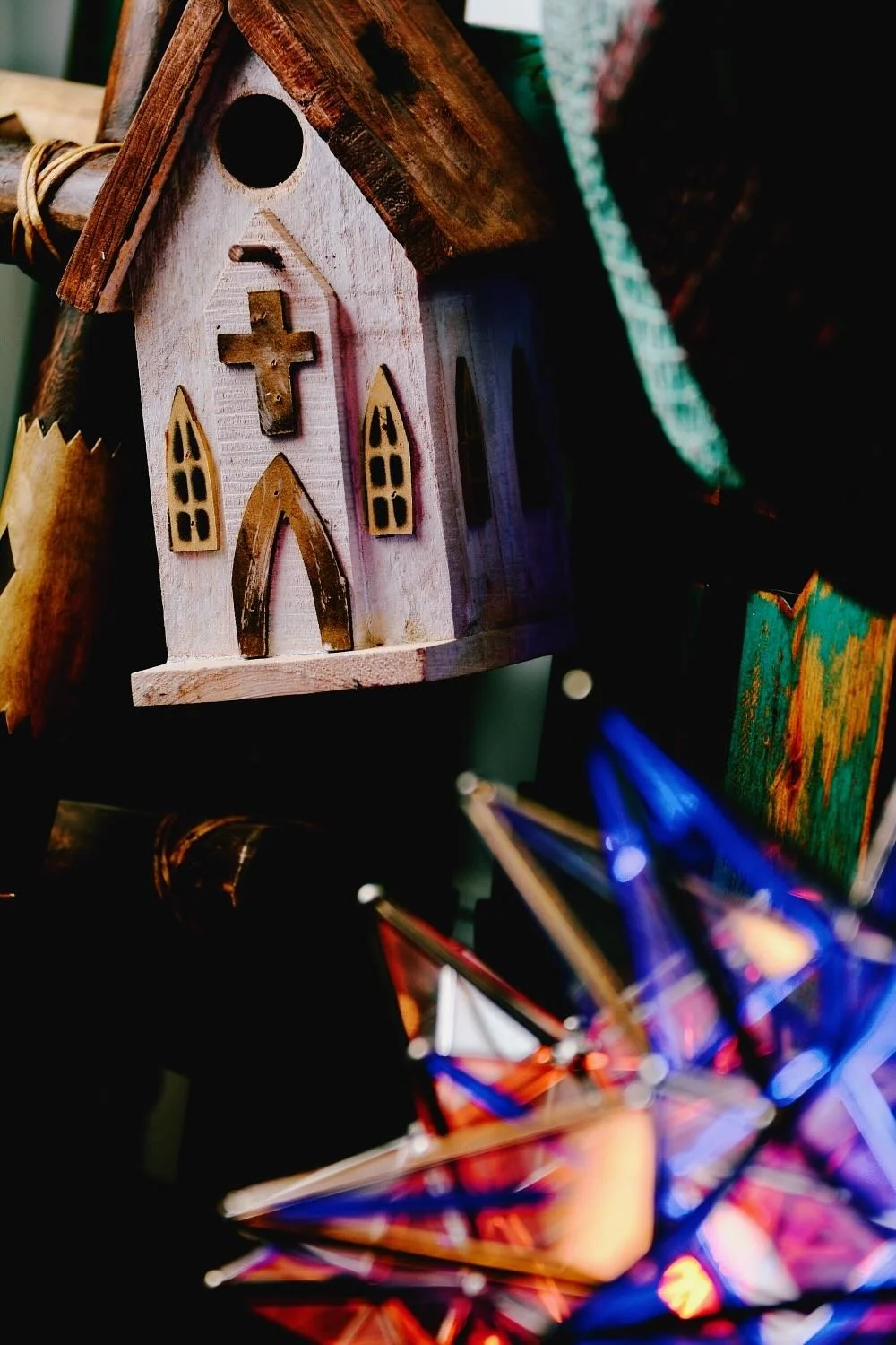 Handmade Mission Bird House from Mexico