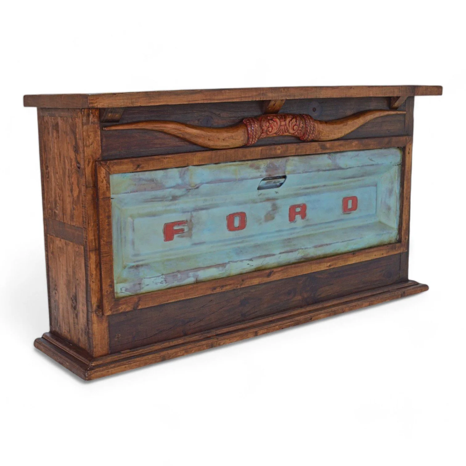 Old Western Ford Tailgate Bar