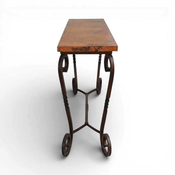 El Durazo Copper Sofa Table