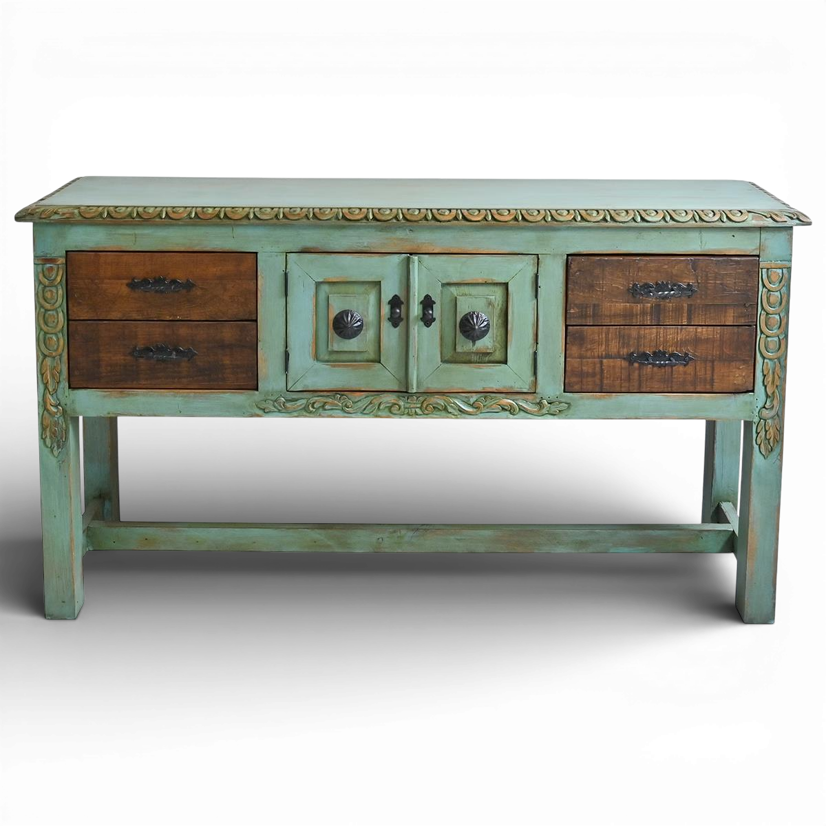 El Lobo Turquoise Sofa Table