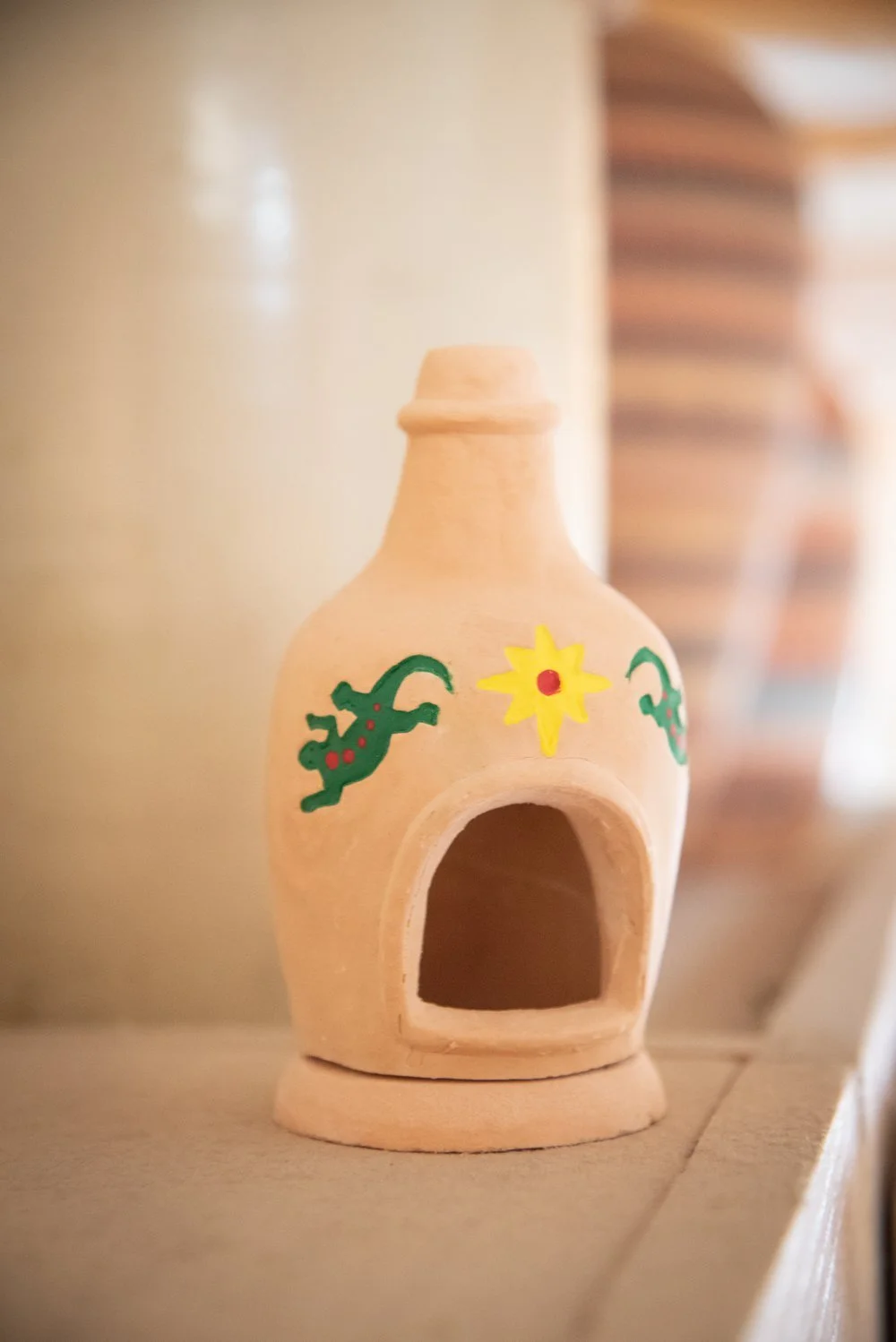 Chimenea Gecko y Sol Incense Burner