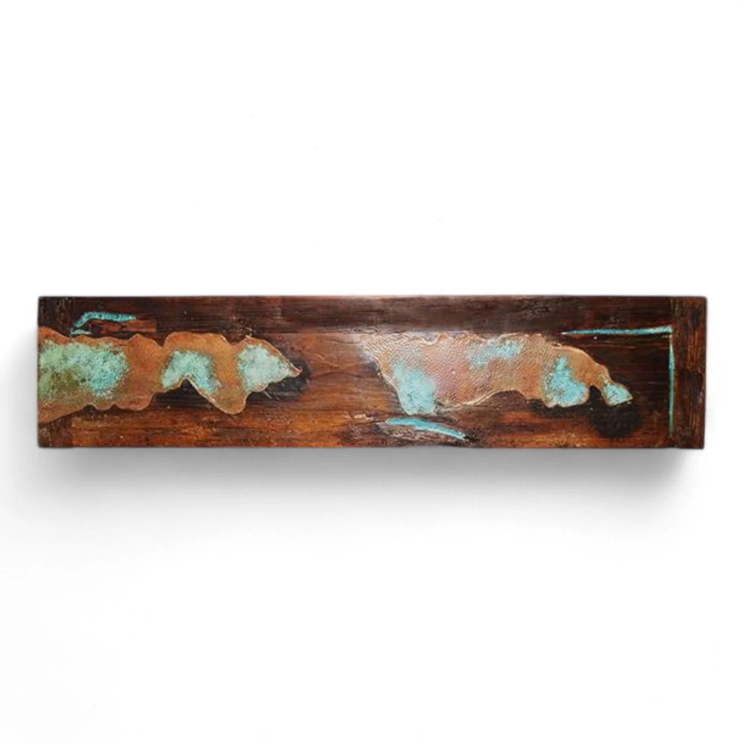 Piedra Santa Turquoise Copper Top Sofa Table 1.jpg