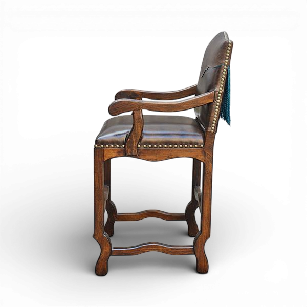 Ruidoso Leather Barstool