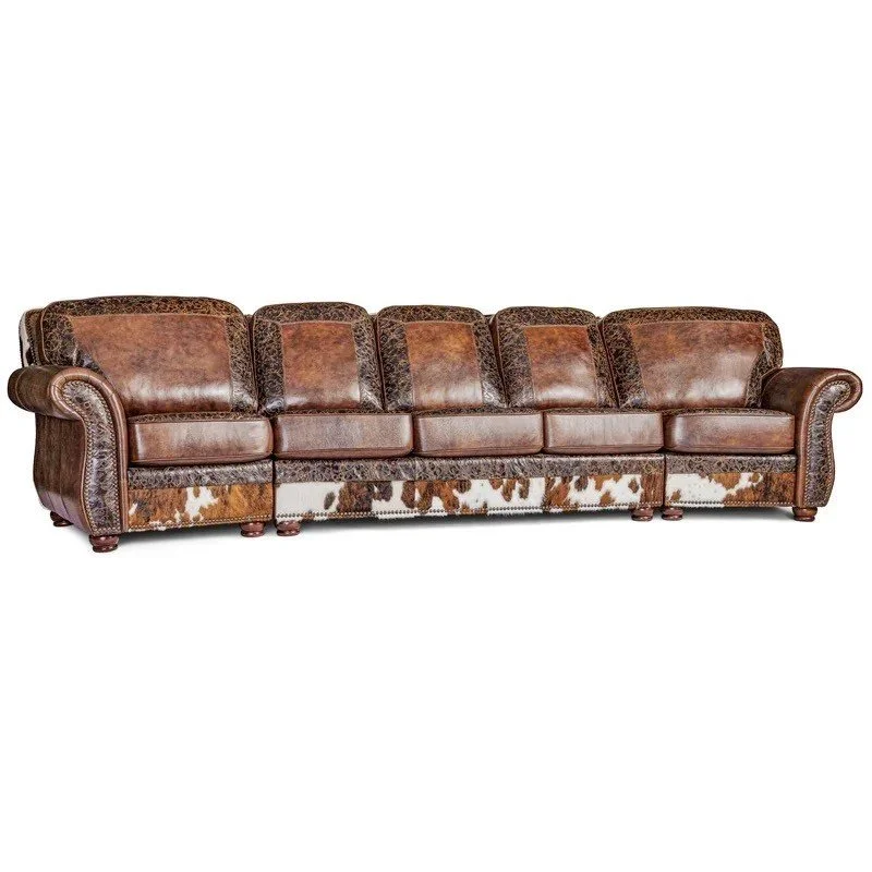 Big Horn Western Leather Sofa