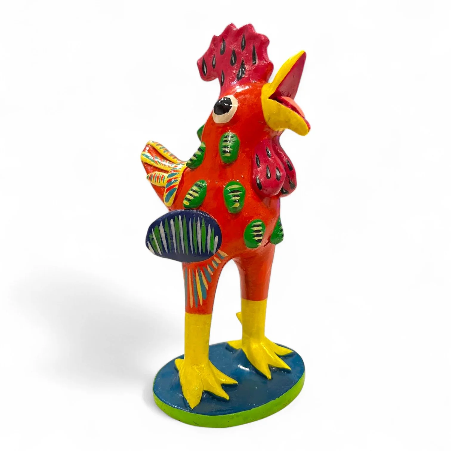 Gerardo Ortega Rooster - Artist Signed - Red