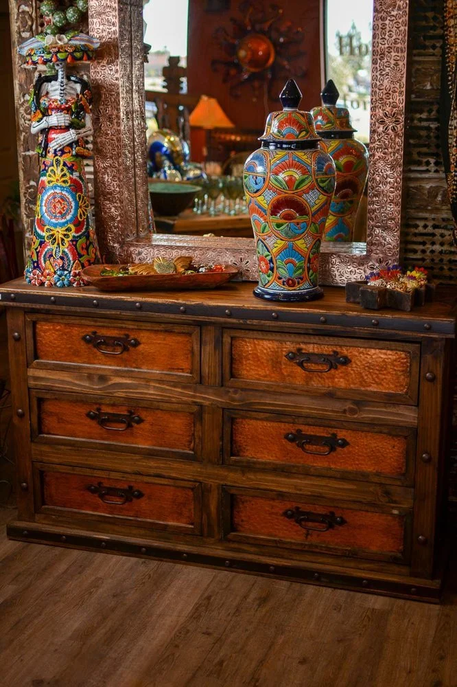 Luxurious furniture, home decor and artwork from Mexico.