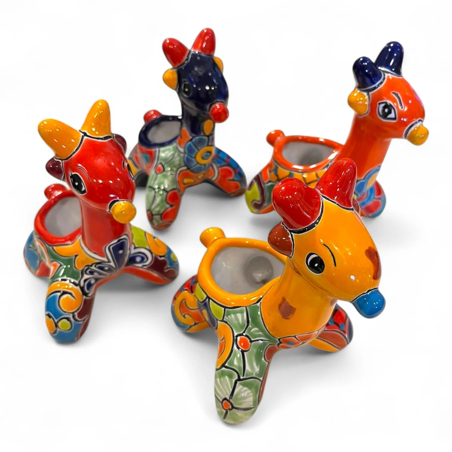 Talavera Giraffe Planters