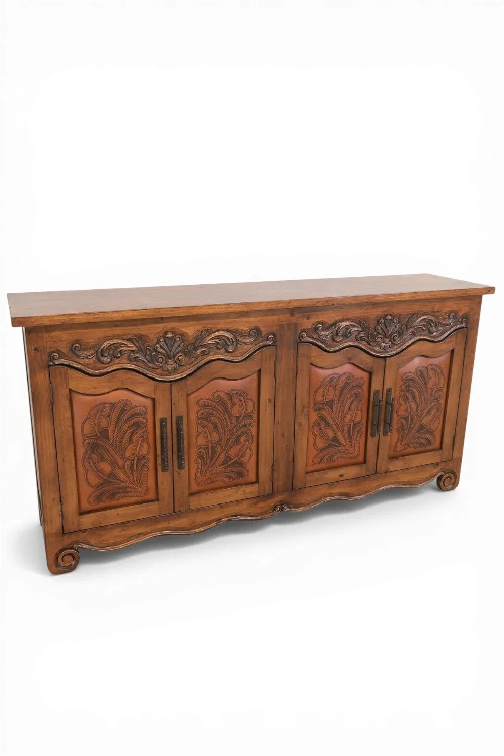 Alamo Tooled Leather Buffet