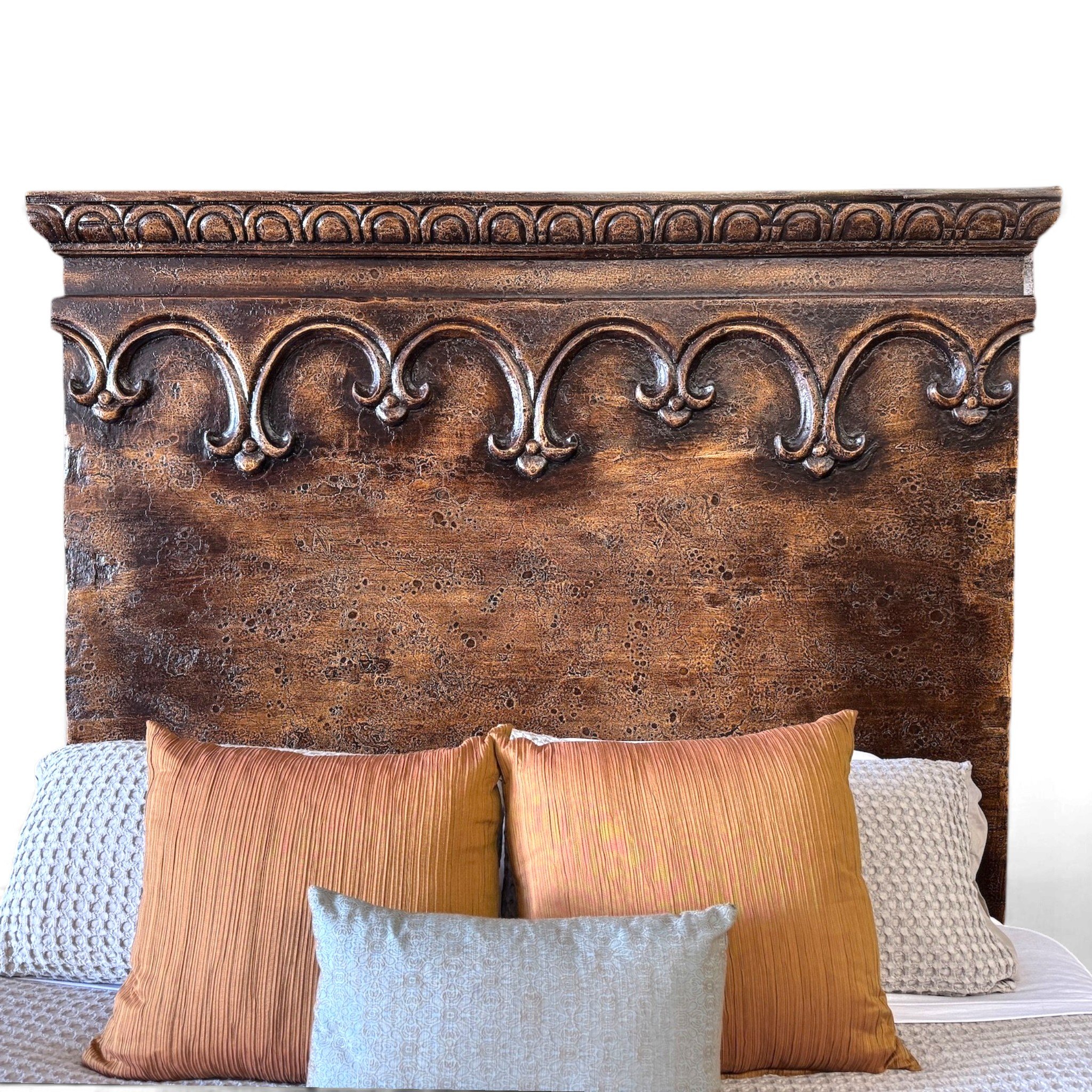 Silvana Solid Wood King Bed – Santander Finish
