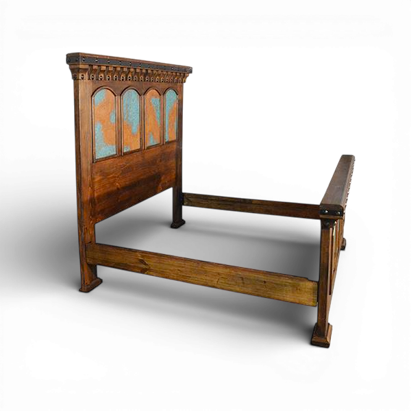 Tierra Azul Copper Panel Bed