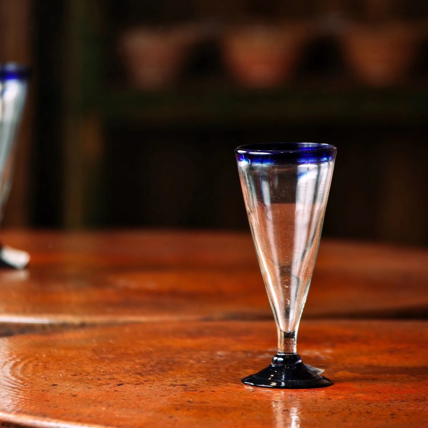 Blue Rim Pilsner Set - 4