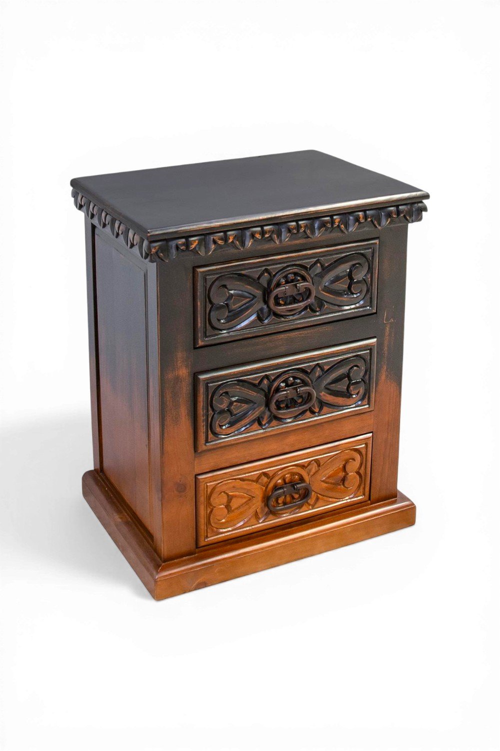Oaxaca Ombre Carved Nightstand