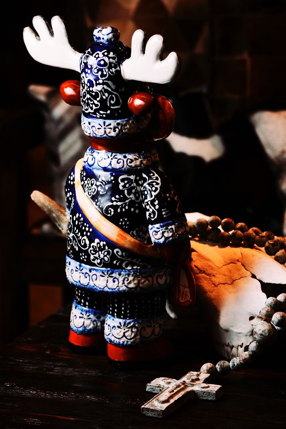 Talavera Christmas Moose