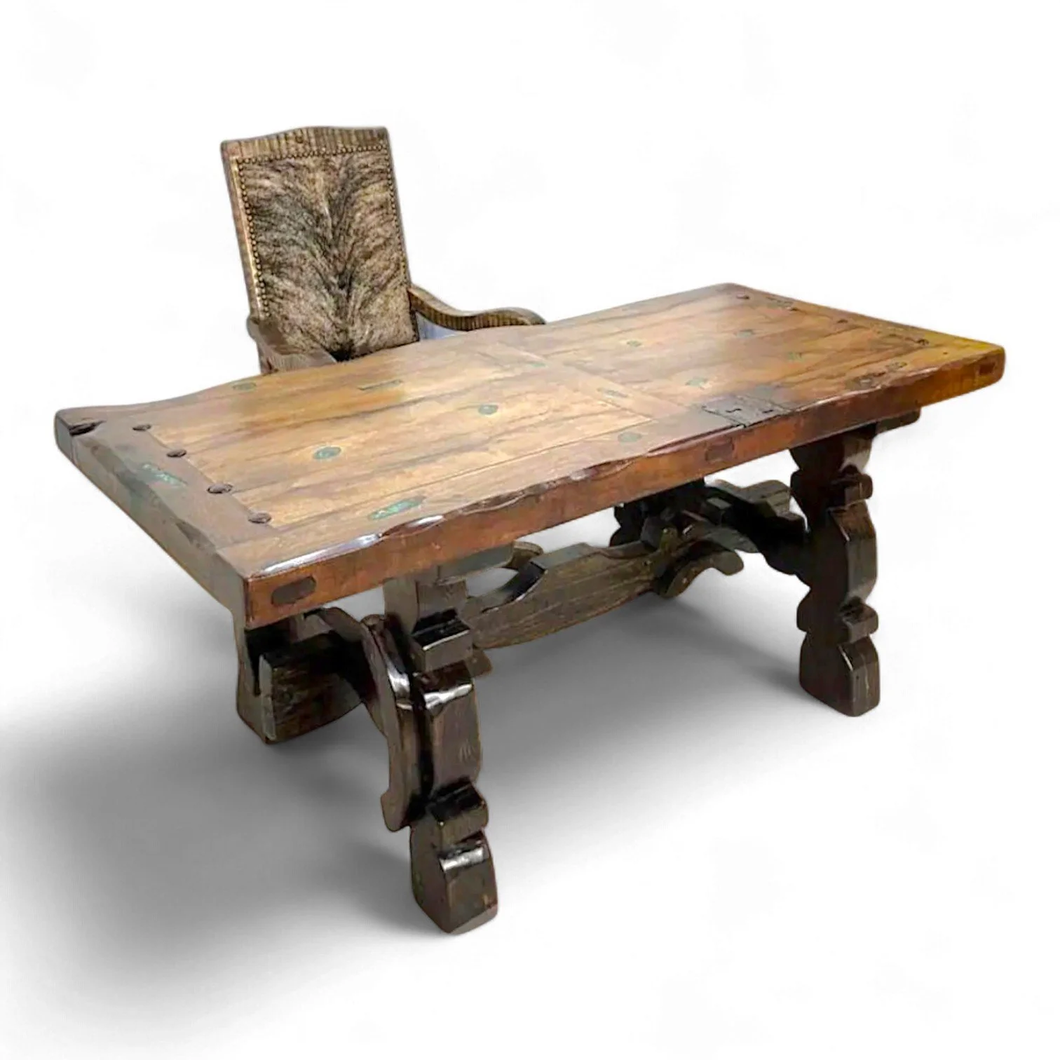 Hacienda Rústica Live Edge Mesquite Desk