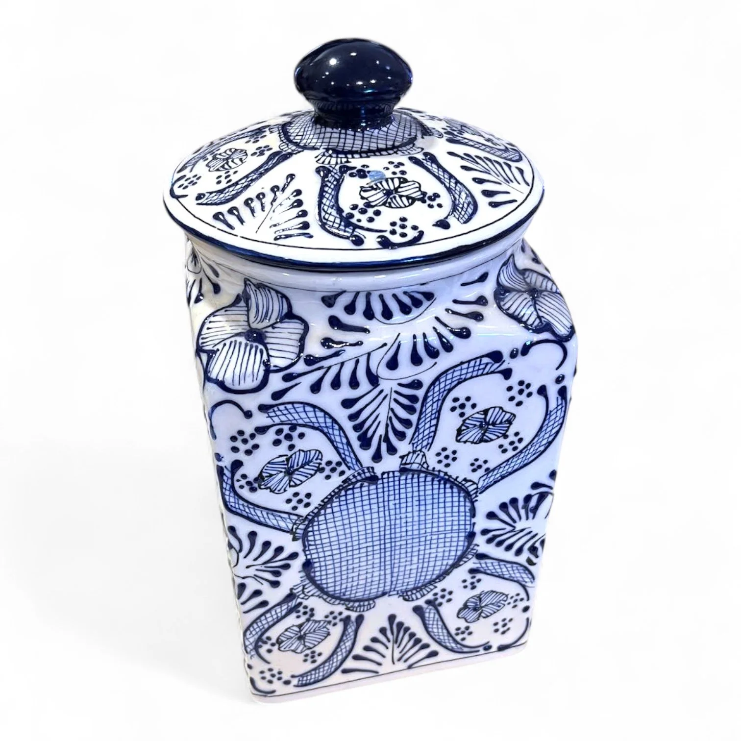 Azul y Blanca Cookie Jar