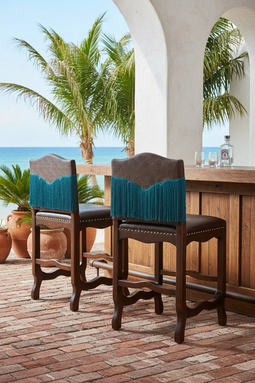 Ruidoso Leather Bar Stool