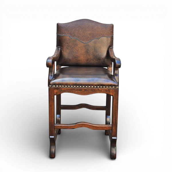 Ruidoso Leather Barstool
