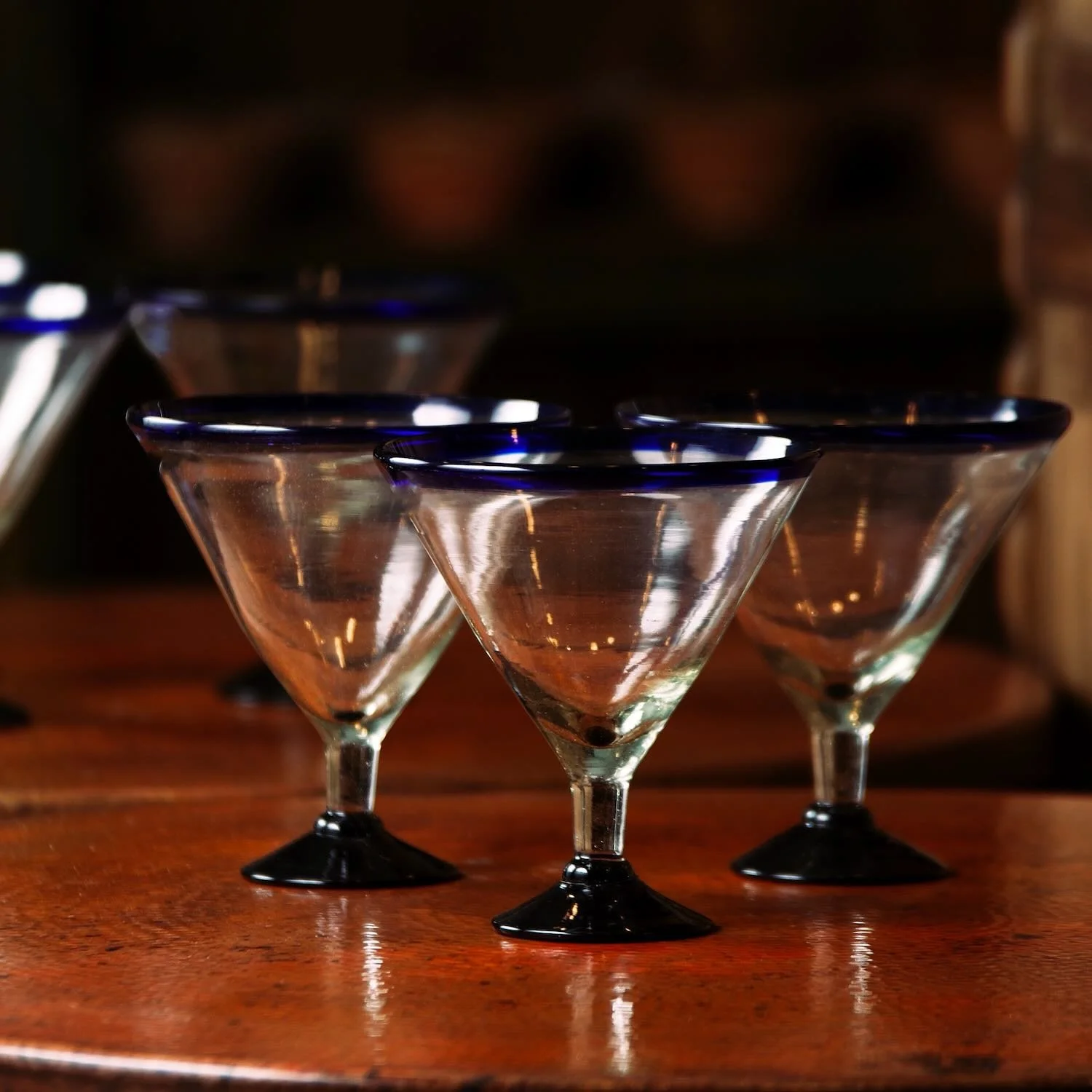 Grande Azul Martini Glasses – Set of 4