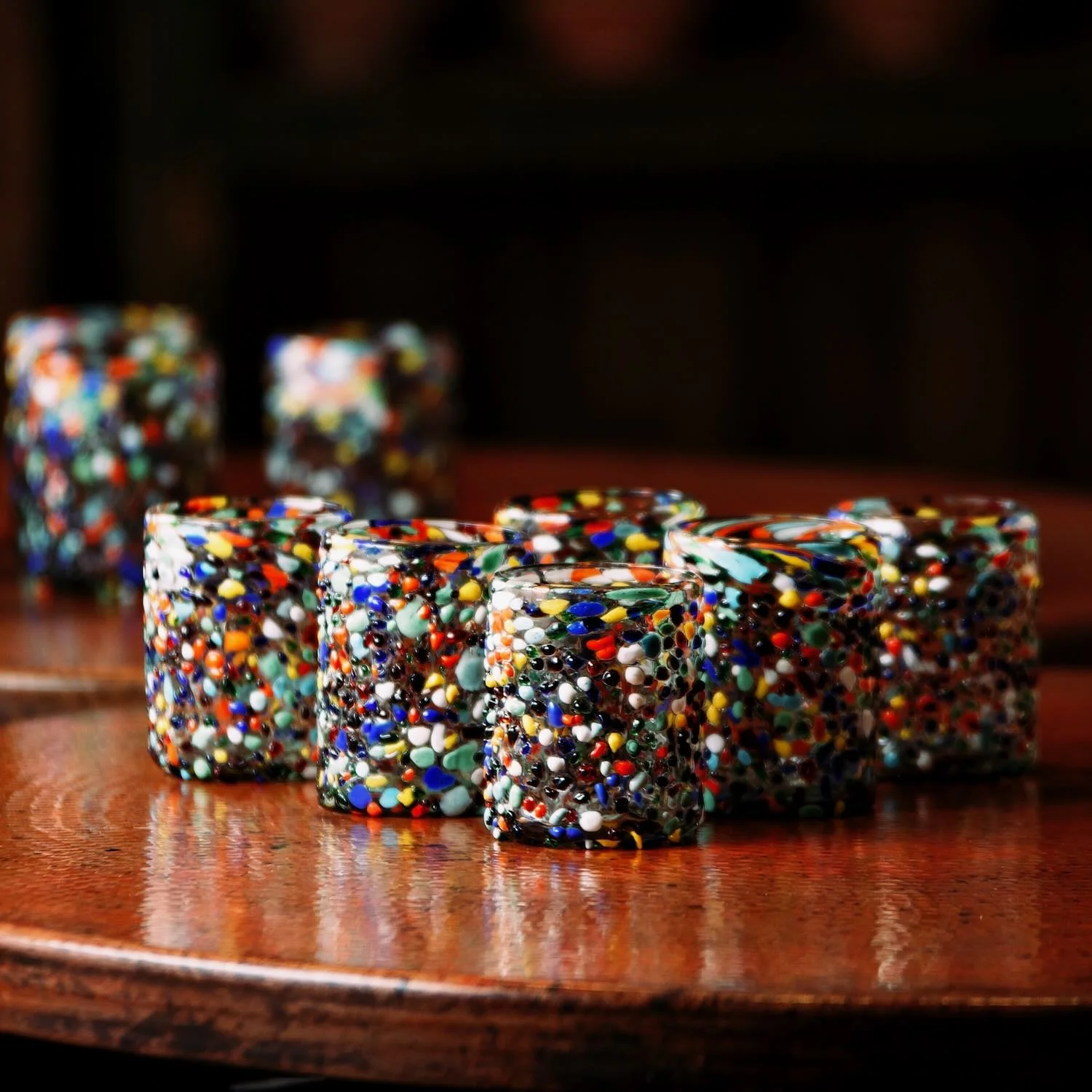 Guanajuato Traditional Confetti Glass Tumbler