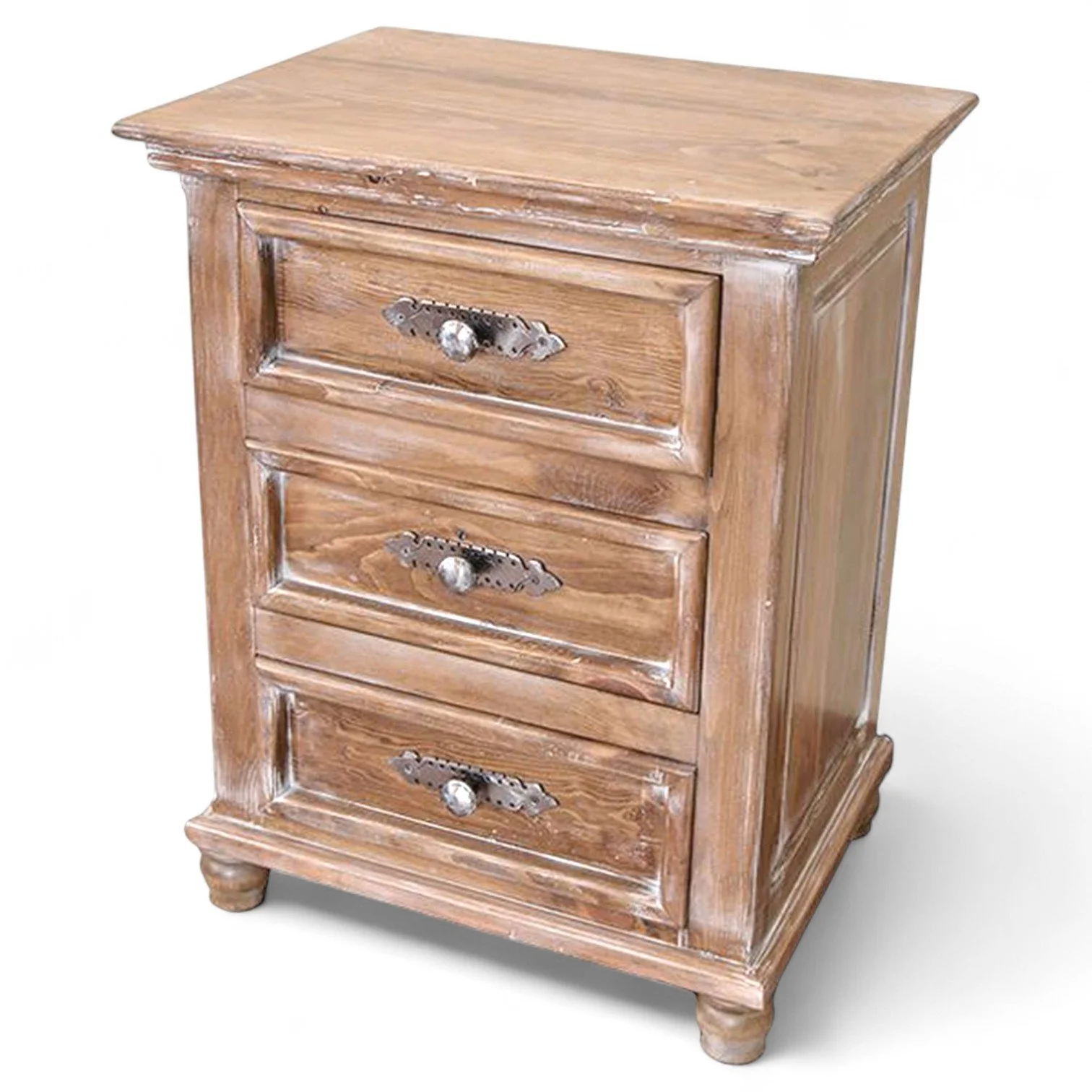 Arenas Blancas 3 Drawer Nightstand