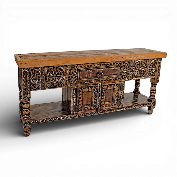 Lajitas Hand Carved Console