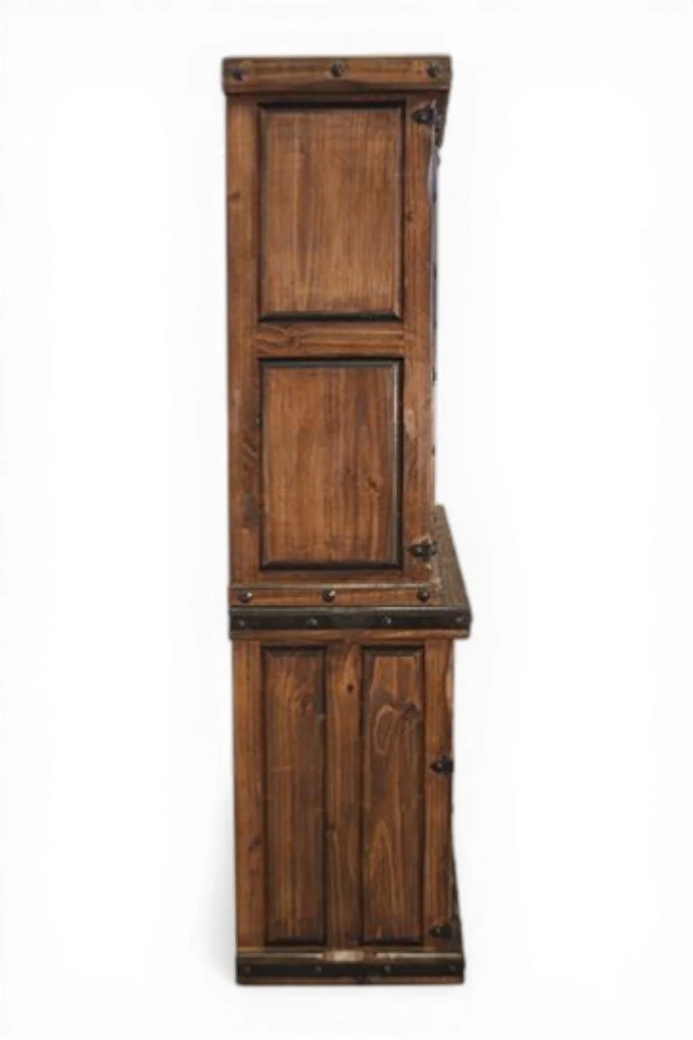 El Chapote Copper Hutch with Wine Rack