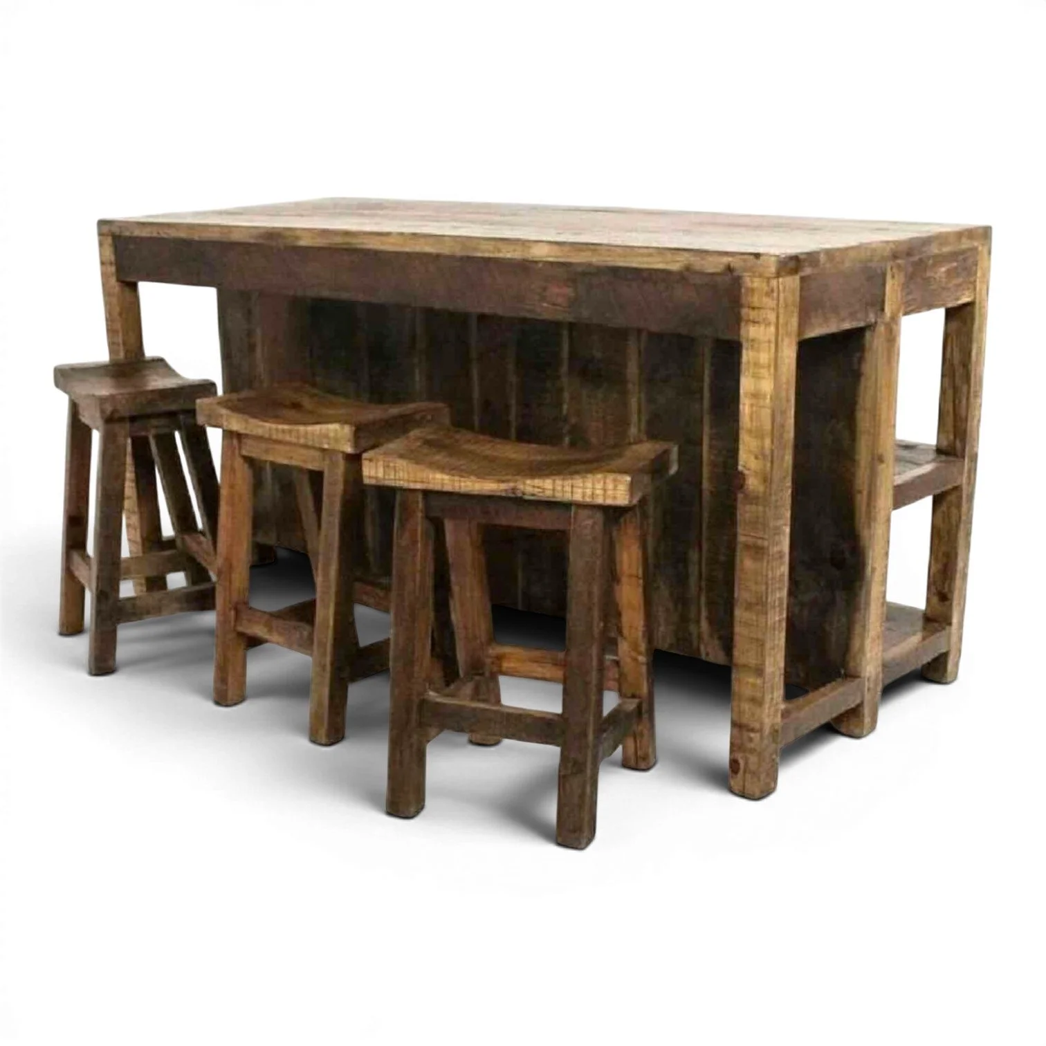 Bring rustic warmth and artisan craftsmanship to your kitchen with the Big Tex Kitchen Island. Handmade in Mexico
