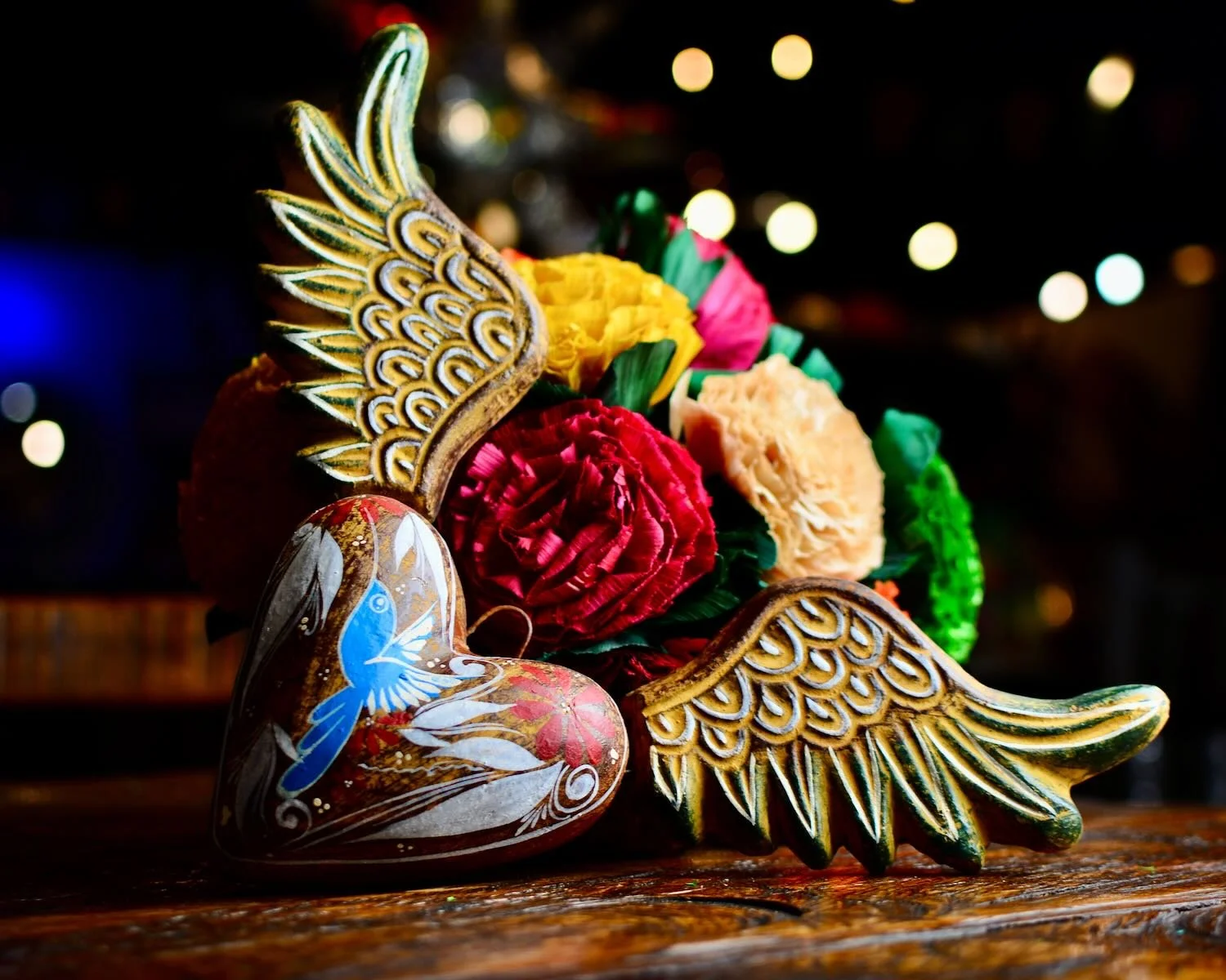 Angelic Sacred Heart with Wings