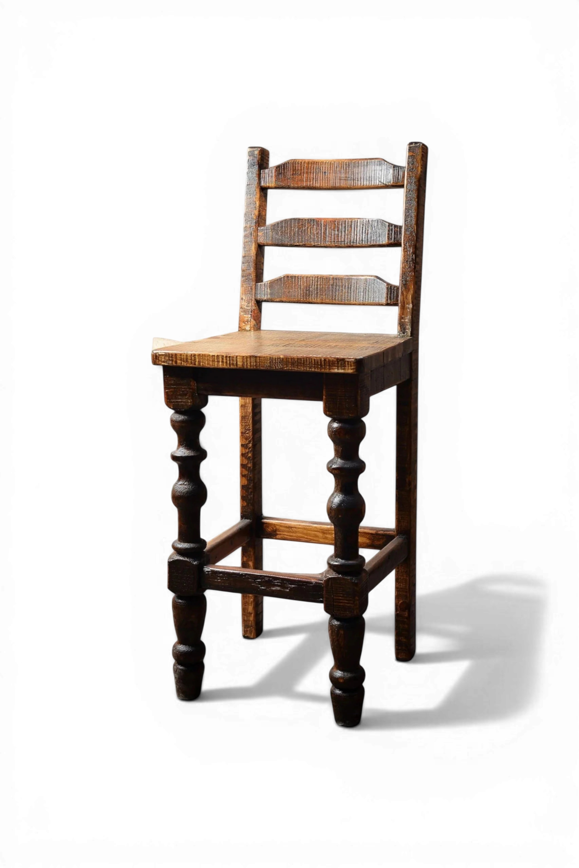 Silla Antigua de Mezquital Bar Stool