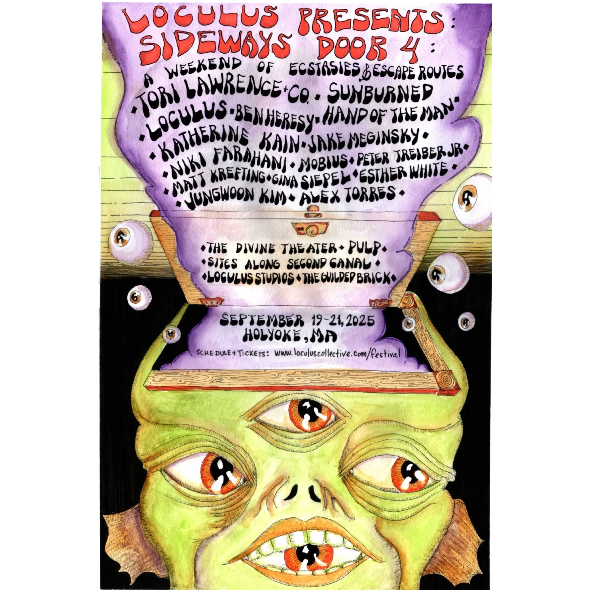 SIDEWAYS DOOR 4: a weekend of ecstasies & escape routes