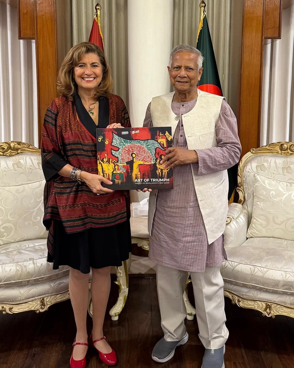 It was a privilege to exchange ideas with Chief Advisor Prof. Yunus on how @UNESCO can be more impactful and useful, based on my proposal for an organization centered on inclusiveness, innovation, and impact. Looking forward to continuing our collabo