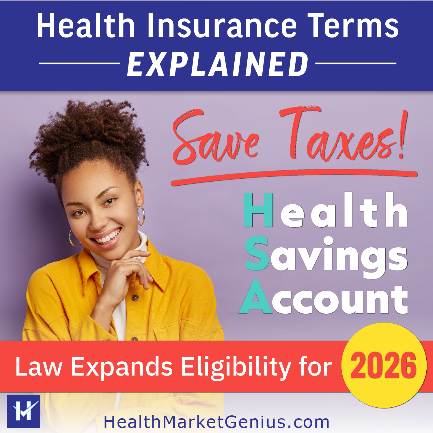 Health Savings Account (HSA) eligibility expansion for 2026 Marketplace plans.