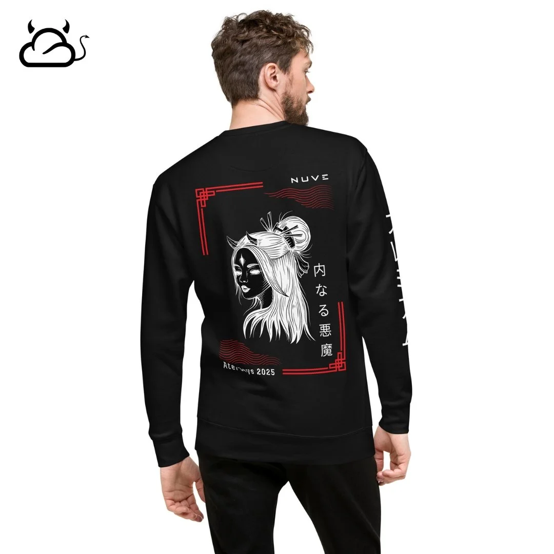 Inner Demon sweatshirt, Premium Urban Streetwear Unisex by NuveStyle (Ater Days 2025)