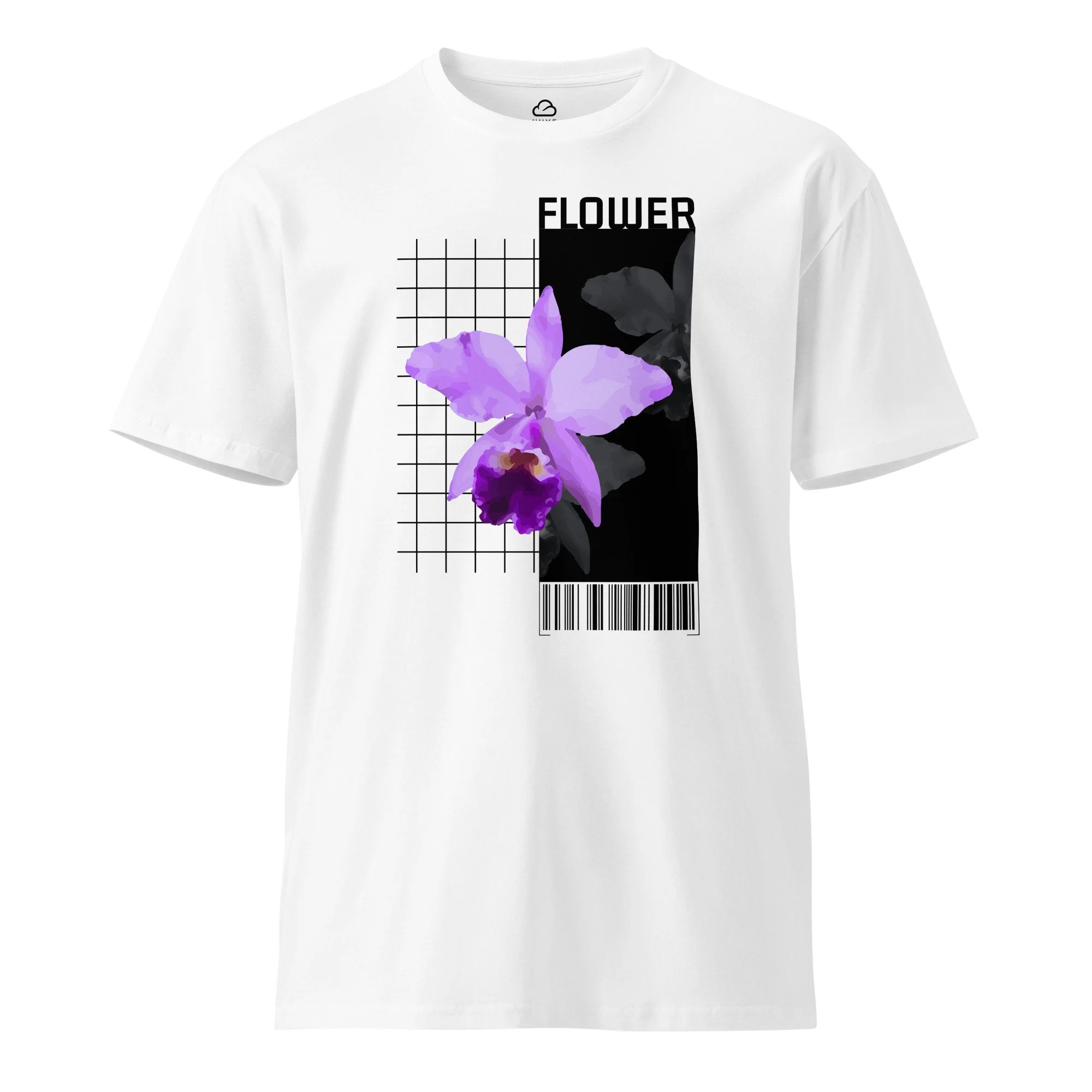 Modern Flower, Premium Cotton T-Shirt, Unisex Streetwear