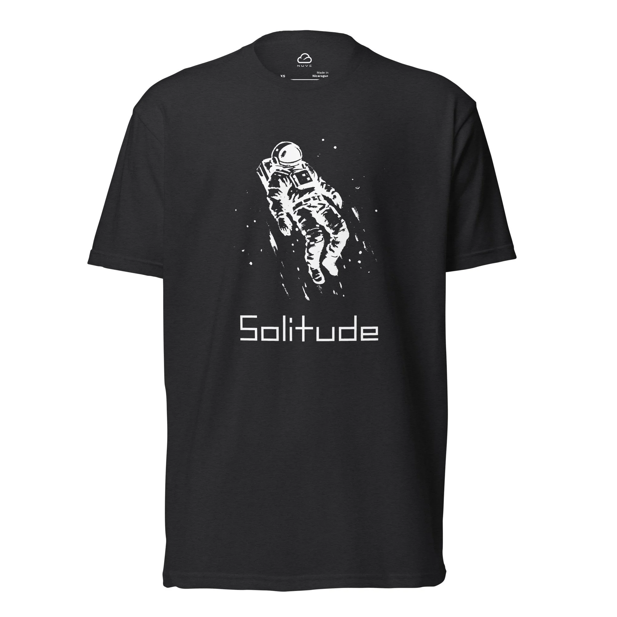Solitude fitted t-shirt, unisex streetwear (Nebula 2026)