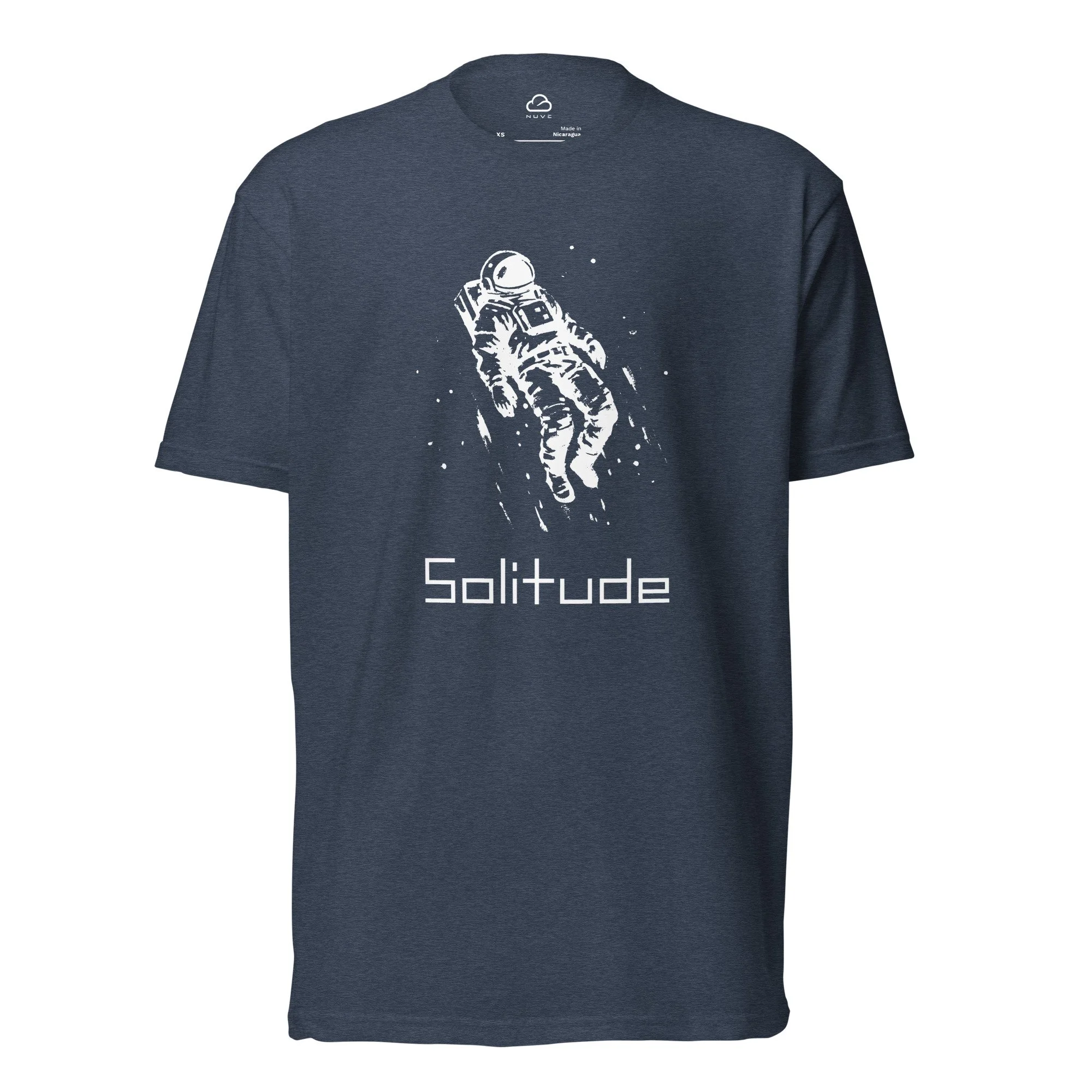 Solitude fitted t-shirt, unisex streetwear (Nebula 2026)