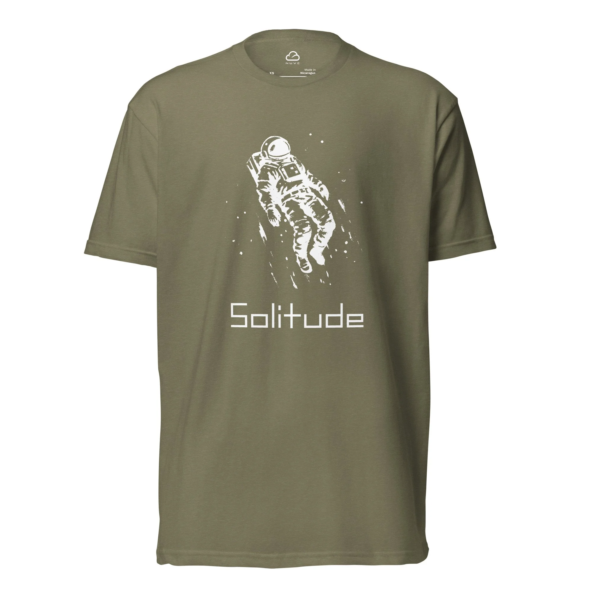Solitude fitted t-shirt, unisex streetwear (Nebula 2026)