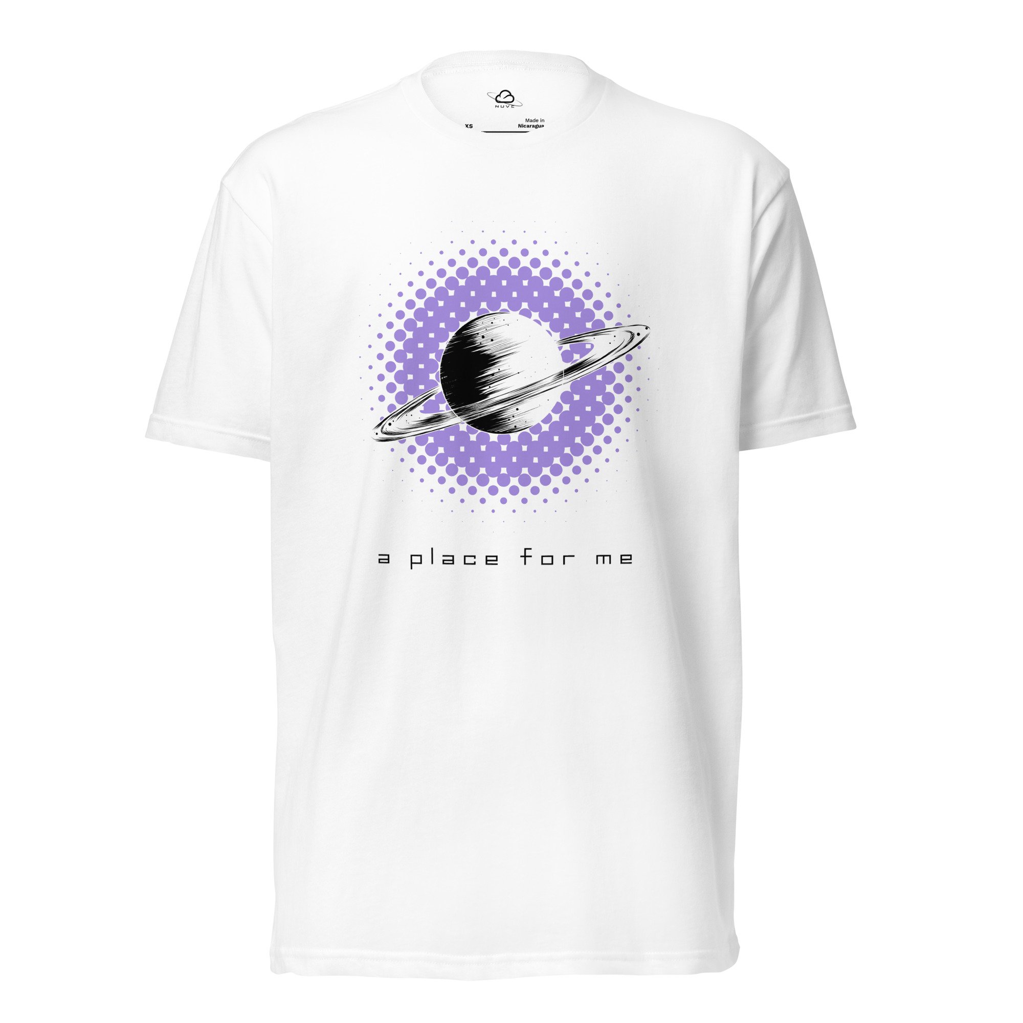 A place for me, unisex t-shirt with streetwear print (Nebula 2026)