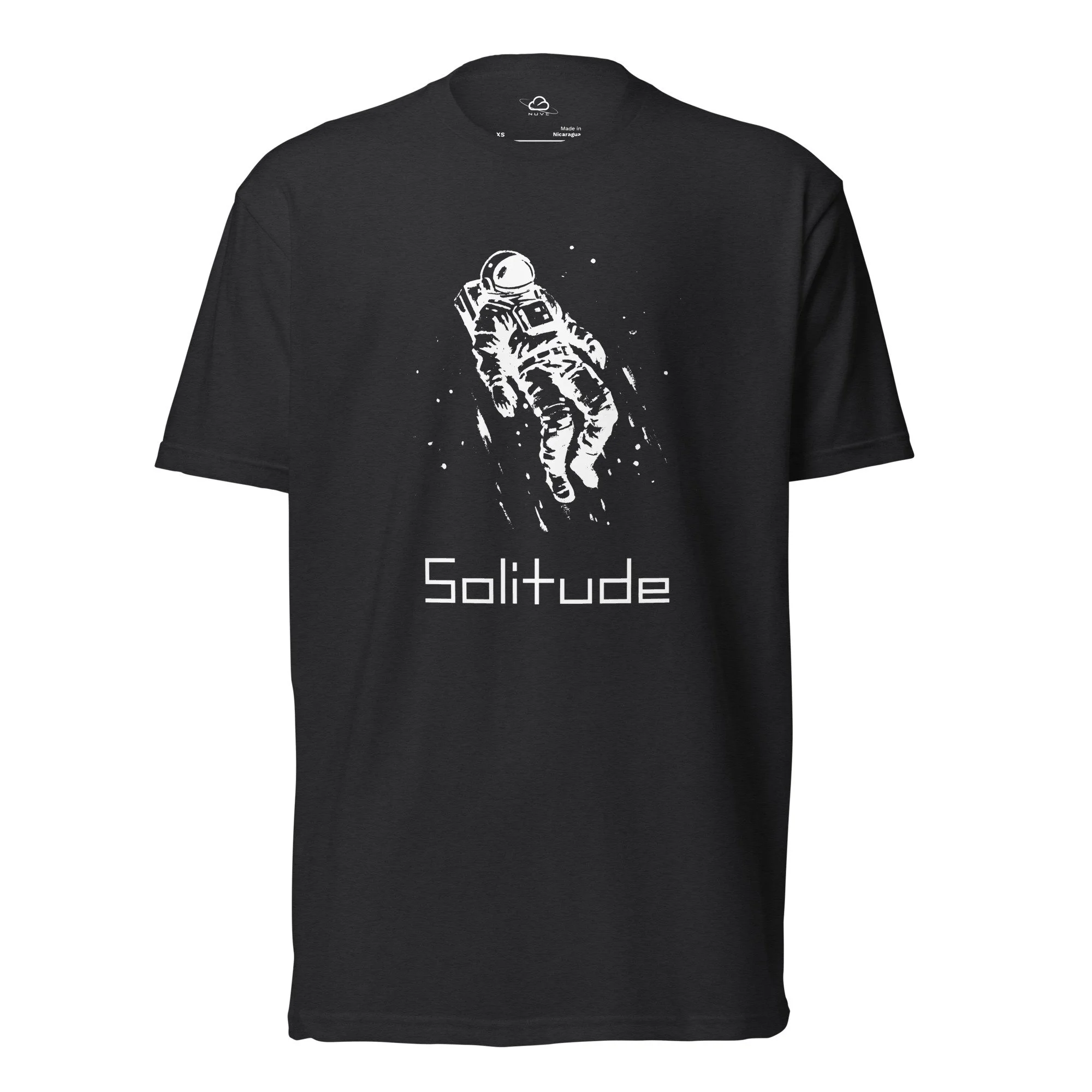Solitude fitted t-shirt, unisex streetwear (Nebula 2026)