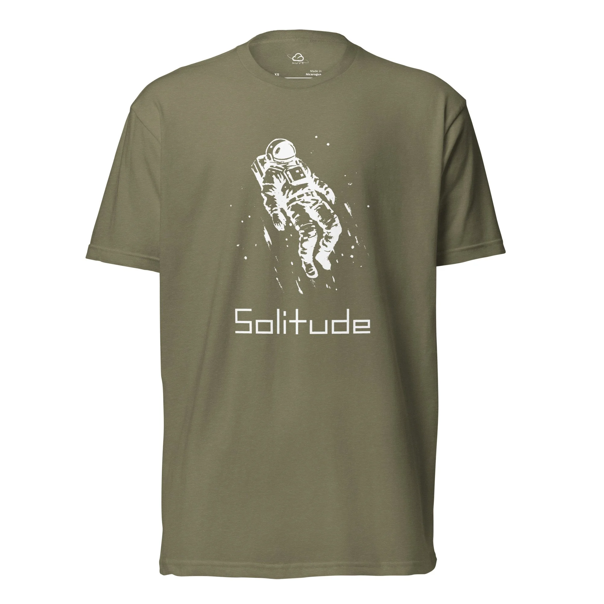 Solitude fitted t-shirt, unisex streetwear (Nebula 2026)