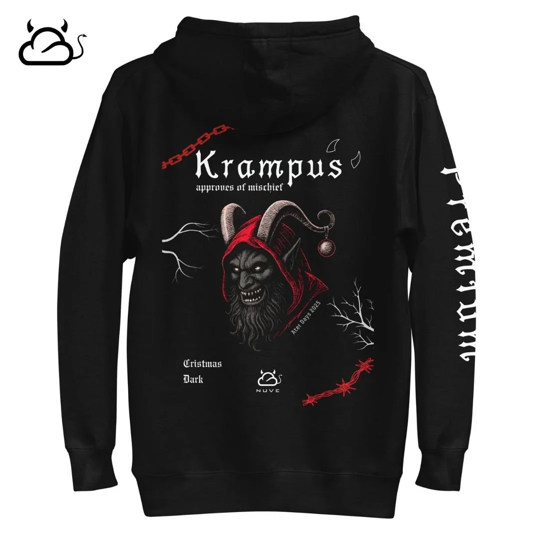 Unisex Hoodie Premium, Ater Days 2025 (Krampus) Christmas Dark