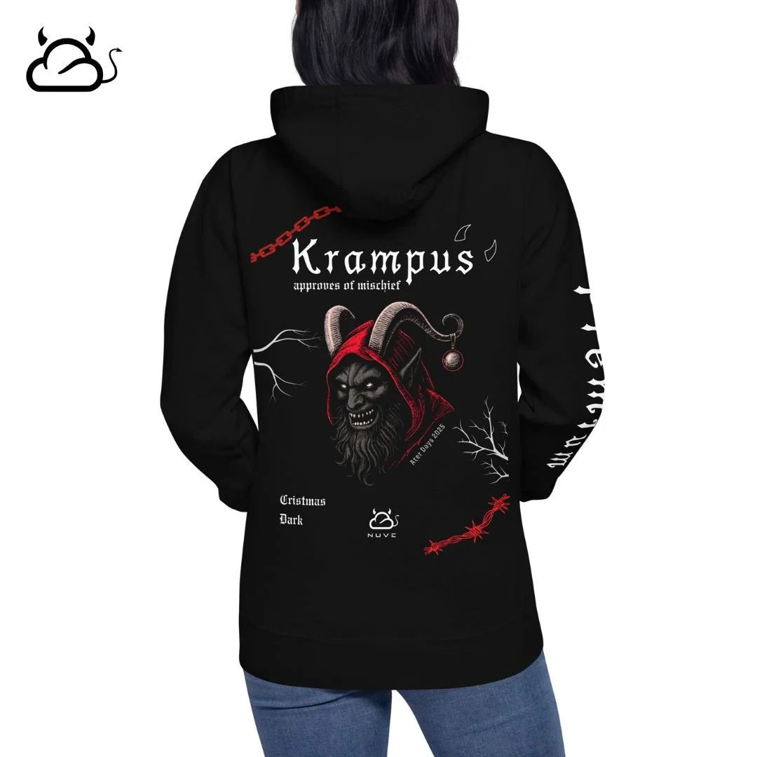 Krampus Hoodie, Premium Urban Streetwear Unisex by NuveStyle (Ater Days 2025)