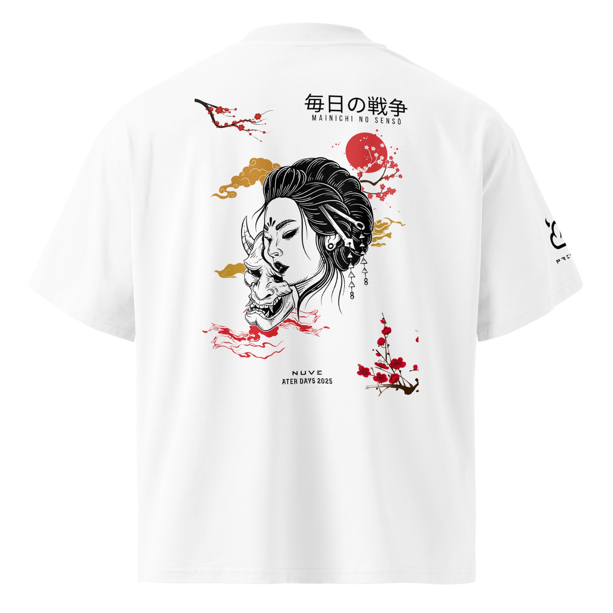 Mainichi no Sensō T-Shirt, Japanese Inspired Streetwear Unisex by NuveStyle (Ater Days 2025)