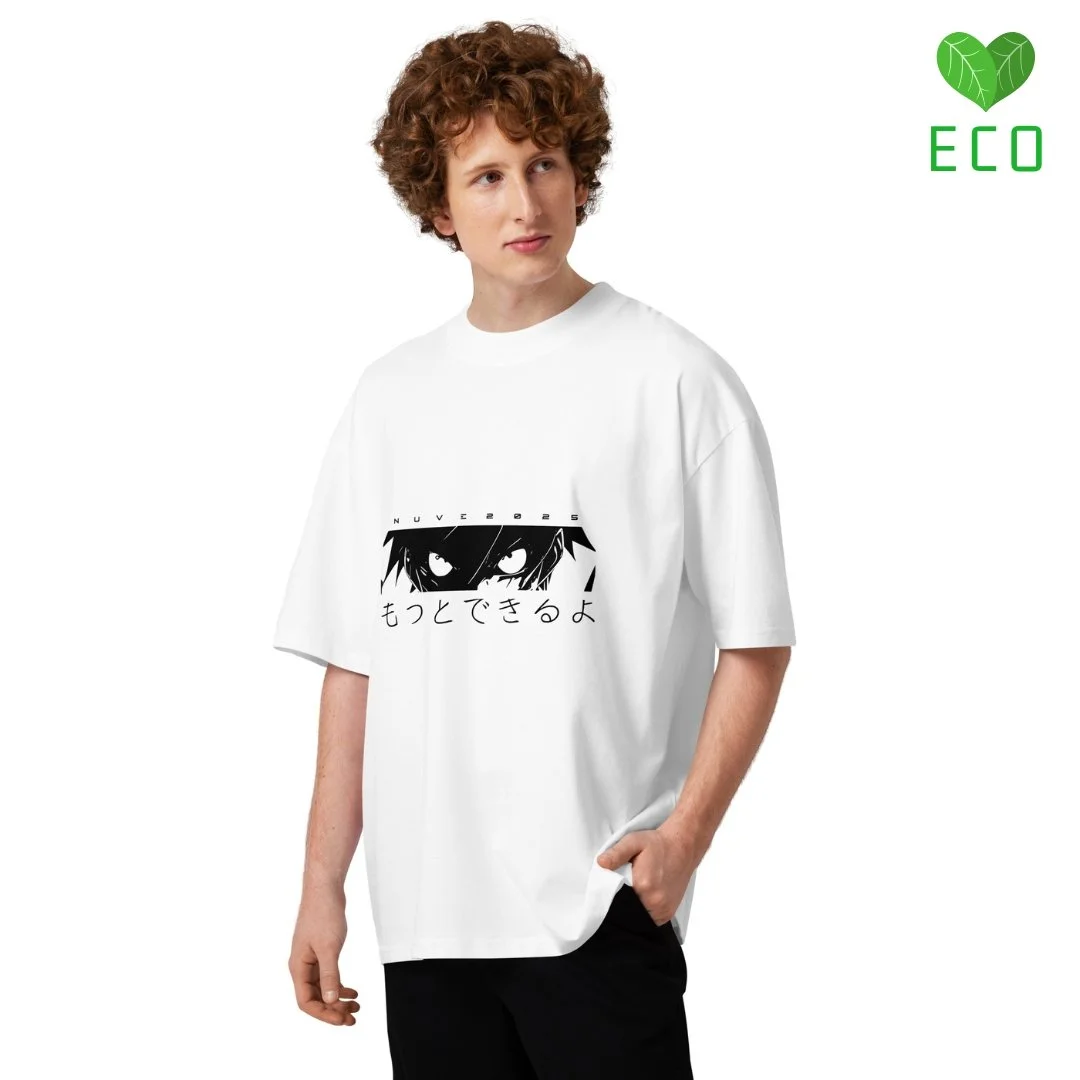 Oversized Organic Premium T-Shirt “I Can More” – NuveStyle Streetwear Unisex