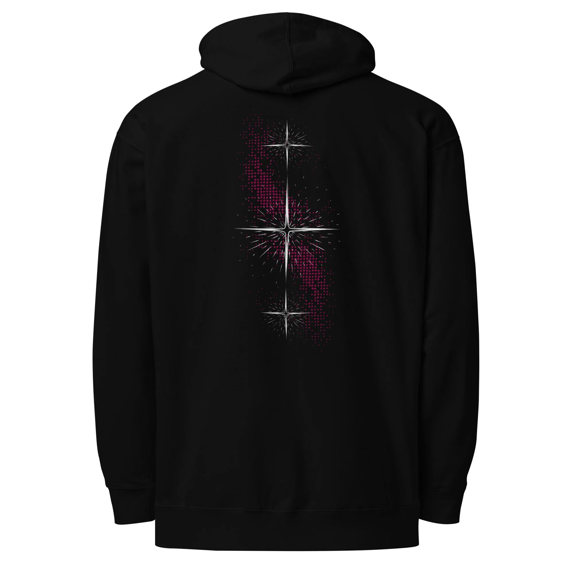 Whishing Star, premium mid-weight hoodie, unisex streetwear (Nebula 2026)