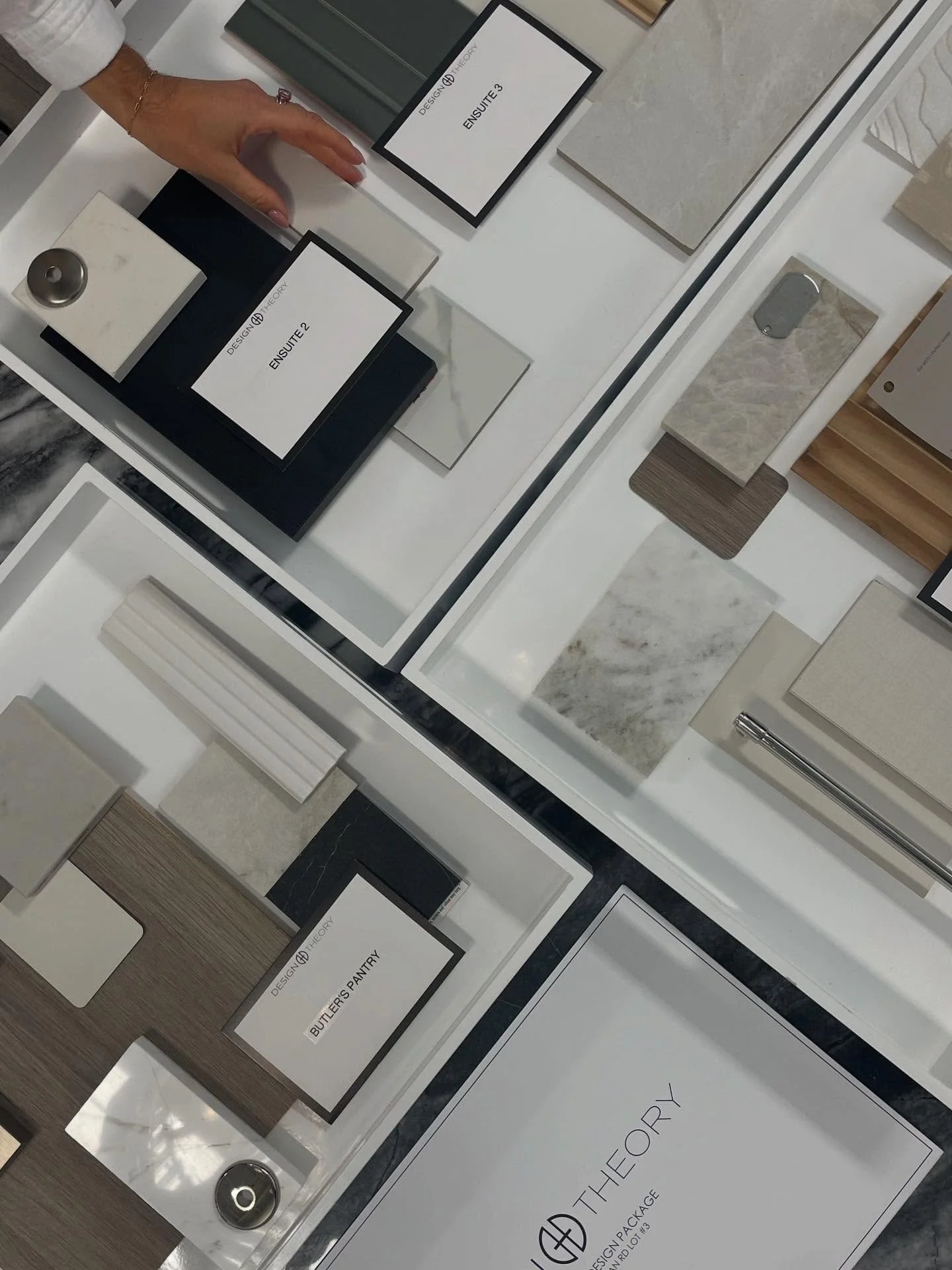 Crafting a successful client presentation is all about the details! From tactile physical finish samples that bring textures to life, to conceptual mood boards that capture the vision, working drawings that outline the details, and reference images t