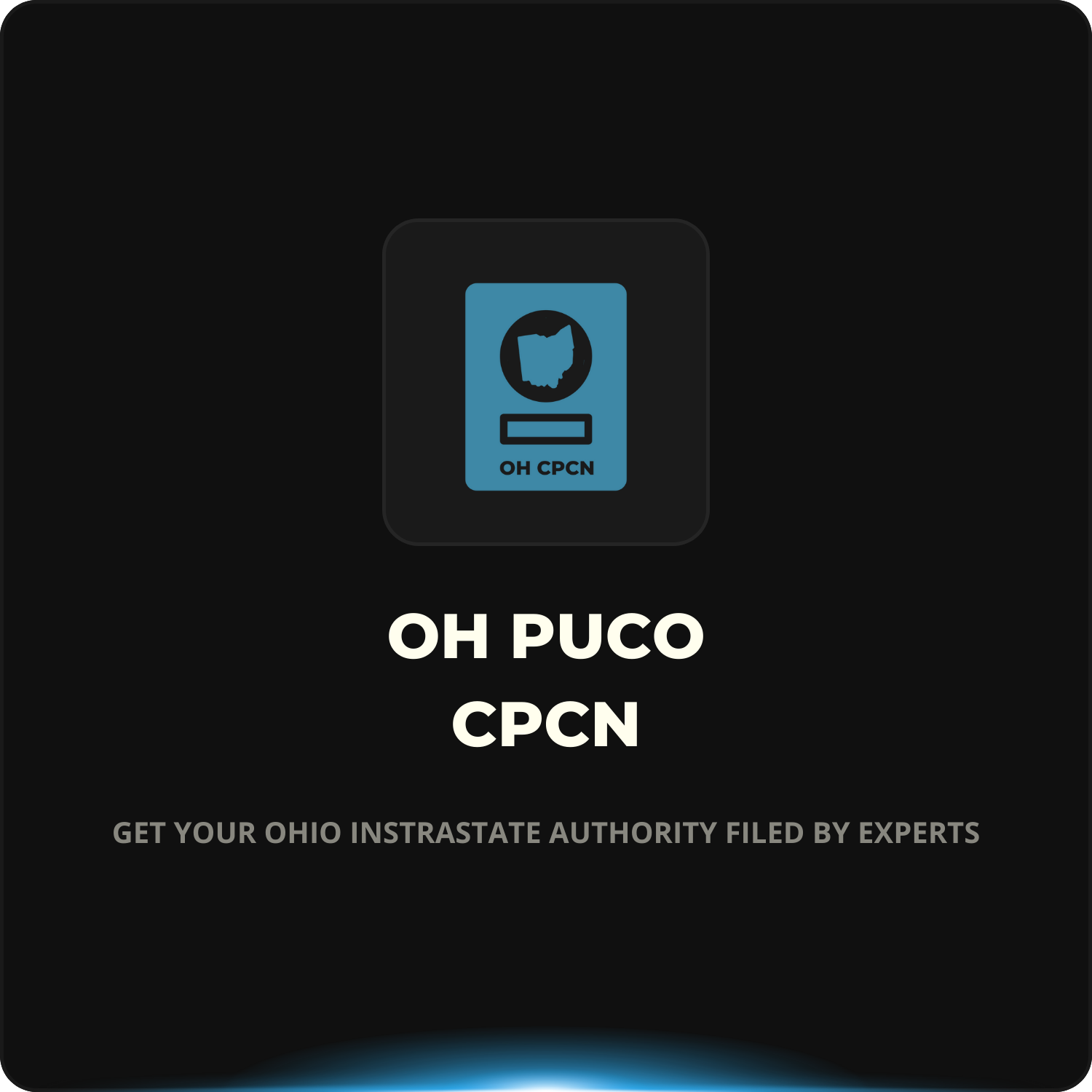 Ohio PUCO CPCN
