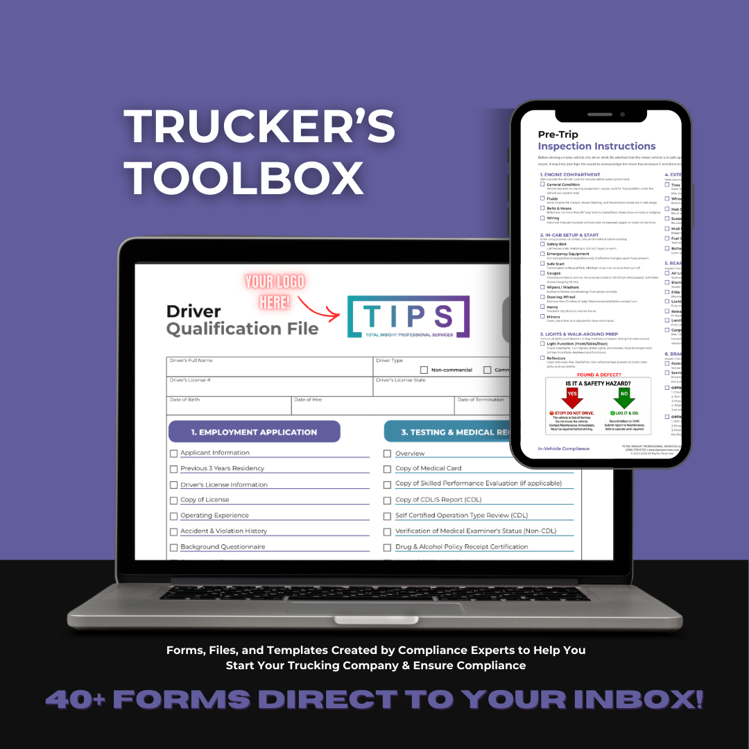 Introducing the Trucker's Toolbox: Everything A Small Fleet Needs