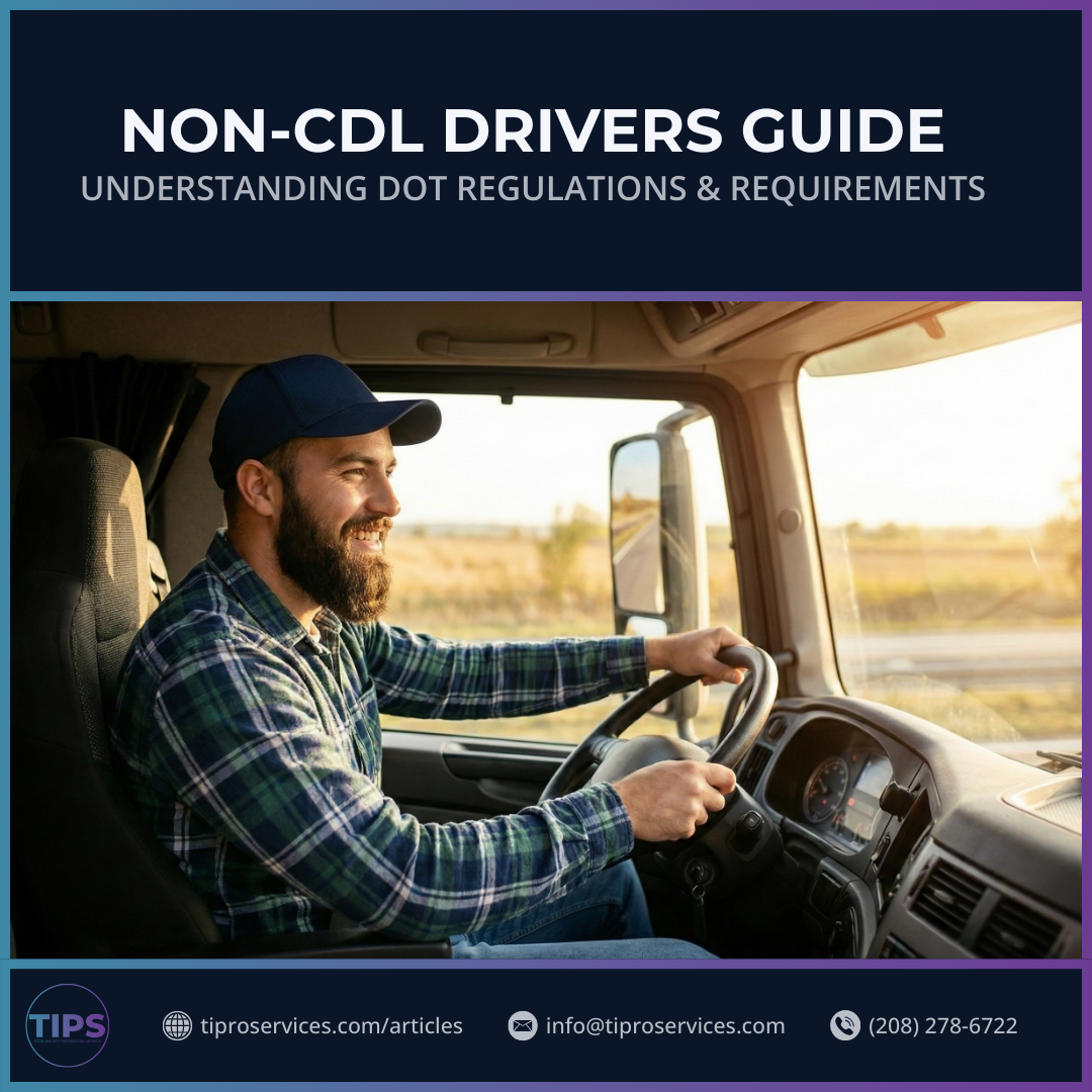 Understanding DOT Regulations for Non-CDL Drivers