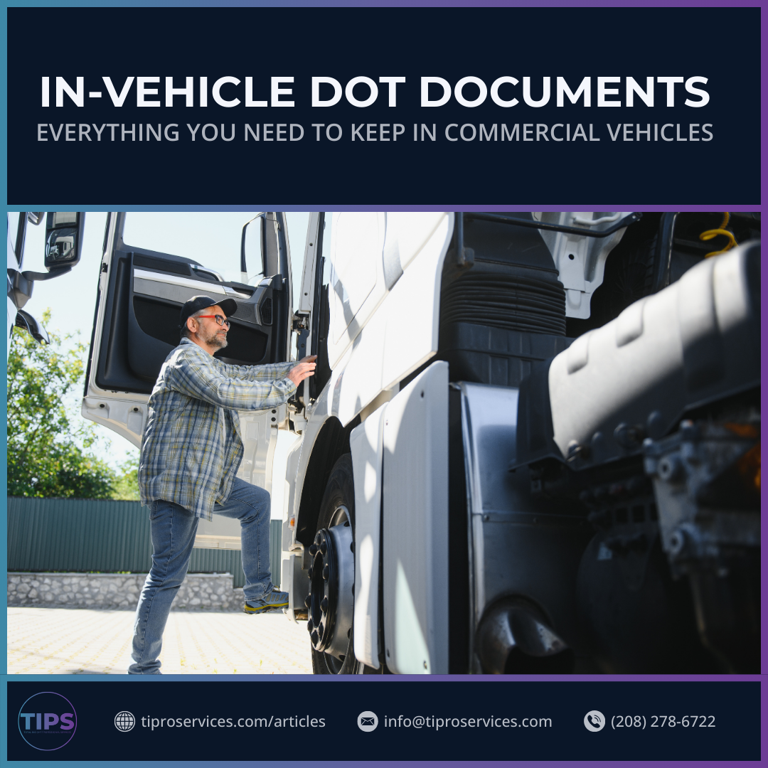 What DOT Documents You Need To Keep in Your Vehicle